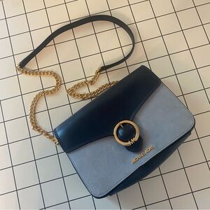 NWT Michael Kors Blue Wanda Shoulder Bag